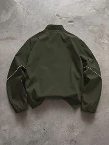 PAVTROS Men Jackets And Coats - Army Green - View 2