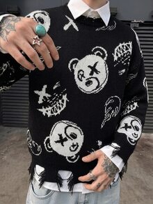 NEOSTRIT 男士毛衣 - 黑色 - 查看 3