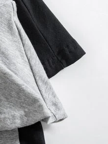 SHEIN 2件裝女童緊身褲 - 彩色 - 查看 7