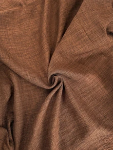 Pariaura Set 2 Potong Blazer Jaket dan Celana Panjang Panjang Lantai Gaya Minimalis Modis Sederhana dengan Kerah V Dalam, Desain Tali, Belahan Samping Belakang, dan Pinggang Elastis - Coffee Brown - View 6