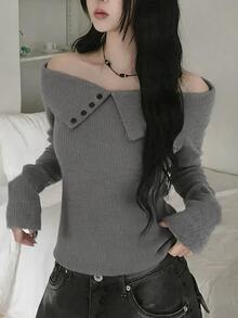 DAZY Women T-Shirts - Grey - View 3