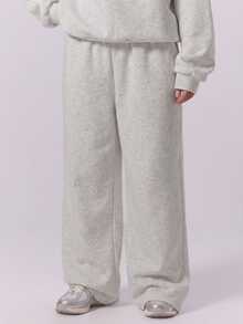 MUSERA Pantalones de chándal talla grande - Gris - Ver 2