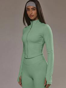 Musera Sport Women Sports Jackets - Olive Green - View 2