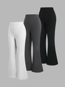 Sweetra Y2K Sexy Versatile Slimming College Casual Flare Long Pants - Multicolor - View 5