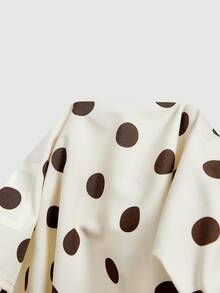 SHEIN CURVE+ ชุดเดรสลำลองสำหรับปาร์ตี้ฤดูร้อนลายจุดพลีทสำหรับผู้หญิงไซส์ใหญ่ - มัลติคัลเลอร์ - ดู 13