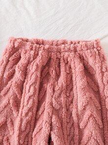 Tween Girl Pajamas Suitable For Autumn And Winter Wear - Pink - View 4