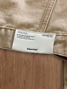 Norleigh قميص رجالي كاجوال عصري منسوج بقصة واسعة وأكمام طويلة وأزرار أمامية - كاكي - مشاهدة 5