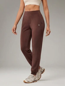OutZeal Celana Jogger Wanita untuk Olahraga dan Gym Outdoor dengan Perlindungan UV, Sentuhan Dingin, Warna Polos, Bawahan Outdoor - Coffee Brown - View 7