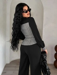 Vavine Women Two-Piece Outfits - Black - View 2