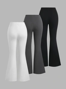 Sweetra Y2K Sexy Versatile Slimming College Casual Flare Long Pants - Multicolor - View 2