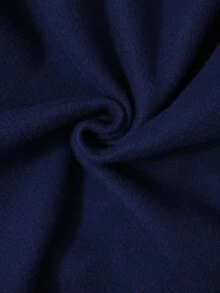 SHEIN 女童大童春秋冬季休閒兩件套，紐約字母印花立領衛衣與短褲套裝，保暖校園穿搭，適合日常上學通勤、外出散步、購物旅行，可搭配夾克、背心或鋪棉外套 - 藍色 - 查看 5