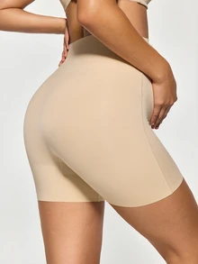 SHAPORA 1pc Simple Comfortable Maternity Panties - Khaki - View 3