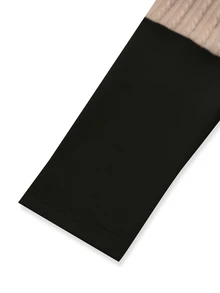 GlowEve Jumpsuit nữ ống rộng tay dài cổ tròn phối màu phong cách thường ngày cho mùa thu - Nhiều màu - Xem 5
