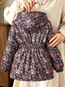 SHEIN Sparklyn 女童（大）外套 - 藏蓝色 - 查看 2