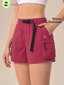 OutZeal Women Outdoor Shorts Hiking Camping Water-Resistant Adjustable Waist With Pockets - Hot Pink - View 1