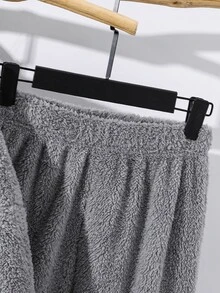 SHEIN 青少年男孩長袖連帽運動套裝 - 灰色 - 查看 5