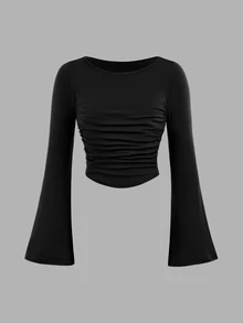 SHEIN Girlism 3 قطع تي شيرتات للفتيات المراهقات - وردي - مشاهدة 8
