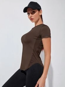 Powerista 女款簡約休閒圓領短袖運動T恤 - 彩色 - 查看 5