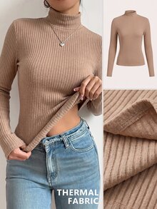 SHEIN BASICS 女士T恤 - 黑色 - 查看 7