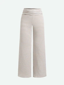 SHEIN Tween Girls Pants - Brown - View 3