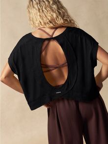 VARSIVA 2PCS Women Sports Tees & Tanks - Black and White - View 7