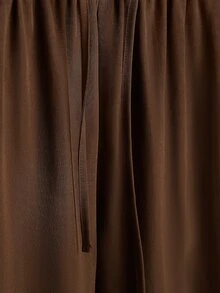 Core Aspect 男士兩件式 Polo 套裝，雙色針織鏤空提花條紋紋理面料，修身落肩半拉鍊翻領短袖 Polo 衫搭配抽繩長褲，美式復古度假商務通勤百搭休閒風 - 彩色 - 查看 6