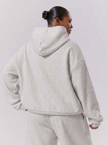 MUSERA Plus Size Sweatshirts/ Spring Summer Vacation Casual Holiday - Grey - View 4