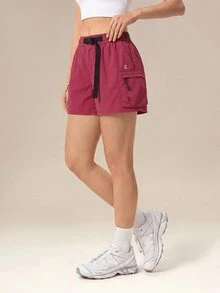 OutZeal Women Outdoor Shorts Hiking Camping Water-Resistant Adjustable Waist With Pockets - Hot Pink - View 6