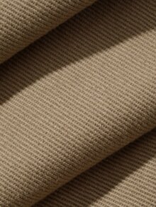 DAZY 女款寬鬆版型長袖開襟牛仔夾克，休閒都市風水洗牛仔開襟外套 - 卡其色 - 查看 9