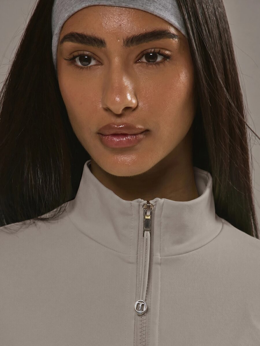 Musera Sport 女款運動夾克 - 米色 - 查看 1