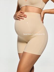 SHAPORA 1pc Simple Comfortable Maternity Panties - Khaki - View 4