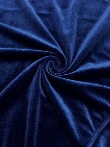 SHEIN 少女純色時尚休閒拉鍊連帽連身褲 - 藏蓝色 - 查看 5