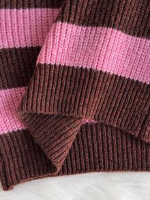 Tween Girl Autumn/Winter Fashion Pattern Jacquard Knit Sweater Long Sleeve Pullover & Long Pants Set - Multicolor - View 8