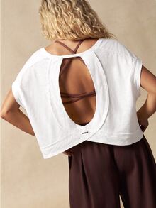 VARSIVA 2PCS Women Sports Tees & Tanks - Black and White - View 3