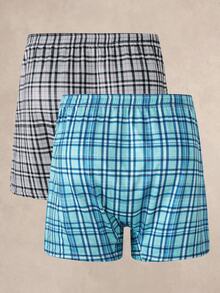 EverLounge Men's Plaid Alro Pants (2pcs Set) - Multicolor - View 2