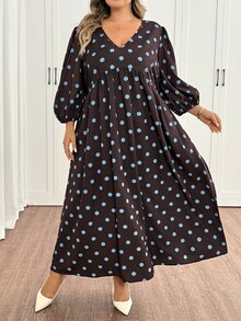 SHEIN CURVE+ 加大洋裝 - 彩色 - 查看 8