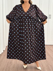 SHEIN CURVE+ 加大洋裝 - 彩色 - 查看 3