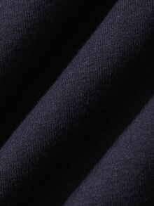 DAZY Women's Denim Long Sleeve Top And Patch Pants Casual Daily Loungewear Set - Navy Blue - View 5