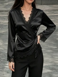 Pariaura Women Blouses & Shirts - Black - View 5