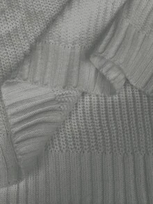 SoleilVie Women's Solid Color Casual Daily Long Sleeve Sweater - Grey - View 5