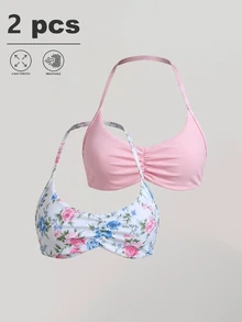 Sweetra 2 PCS Bra Olahraga Wanita - MultiWarna - View 1