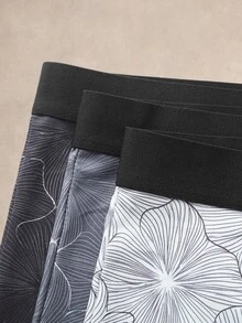 EverLounge Men's Floral Print Boxer Briefs (3pcs Set) - Multicolor - View 3