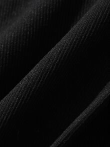 Dazy Tall Women's Solid Color Pleated Casual Versatile Daily Wear Mini Skirt - Black - View 9