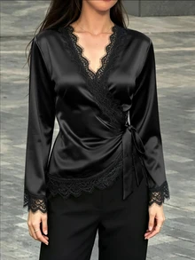 Pariaura Women Blouses & Shirts - Black - View 4