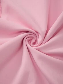 SHEIN Dewbera 女款拼色休閒日常運動上衣 - 淺粉色 - 查看 4