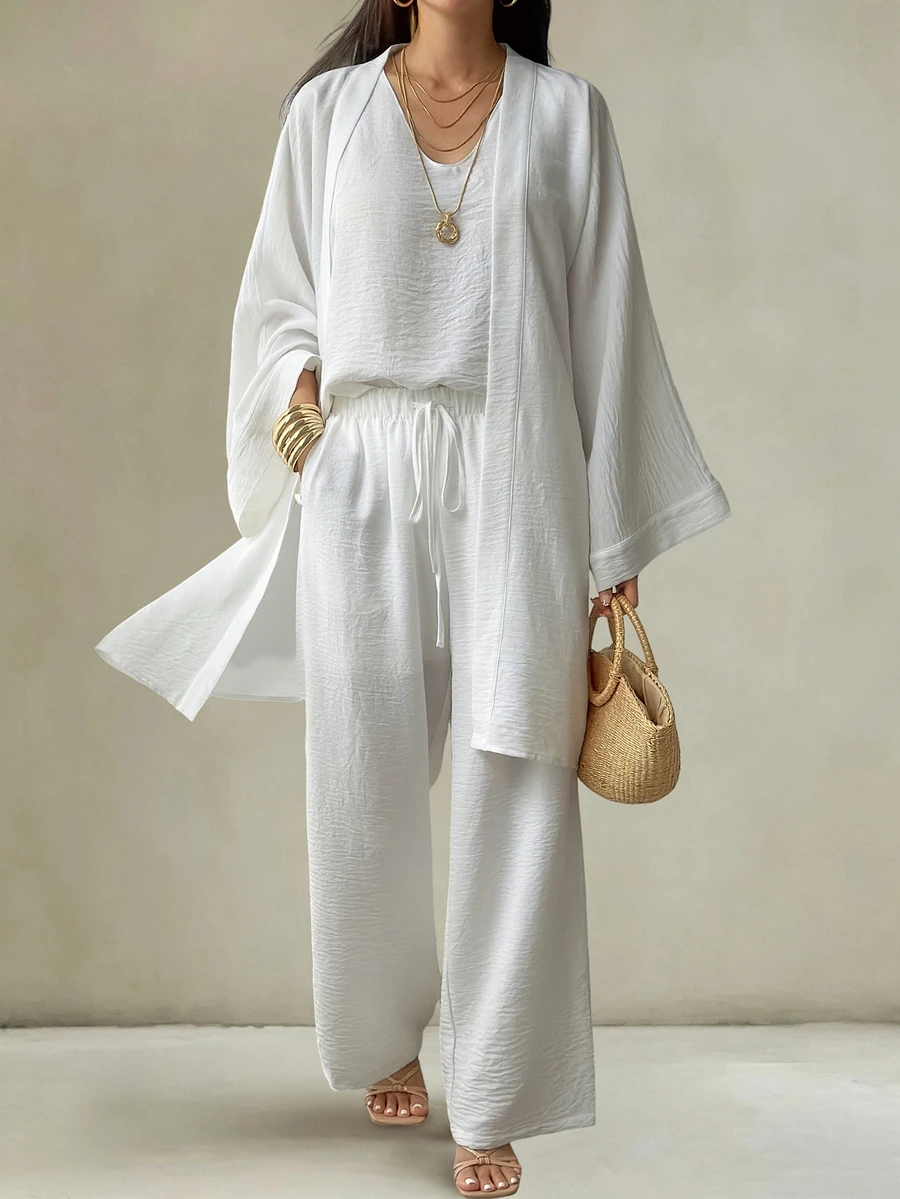 DAZY Women Two-Piece Outfits - White - View 1
