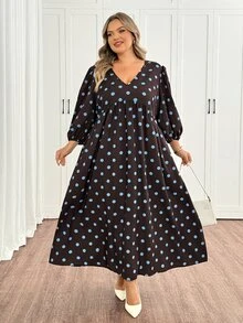 SHEIN CURVE+ 加大洋裝 - 彩色 - 查看 7