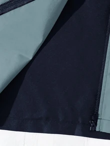 SHEIN 兒童 2 件組大童男孩休閒運動圖案拼色連帽外套與長褲套裝，適合學校、日常休閒、度假、運動，秋冬穿著 - 彩色 - 查看 9