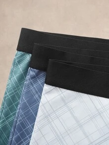 EverLounge Men's Geometric Pattern Boxer Briefs (3pcs Set) - Multicolor - View 3