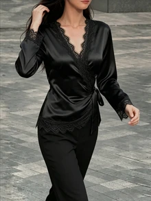 Pariaura Women Blouses & Shirts - Black - View 6